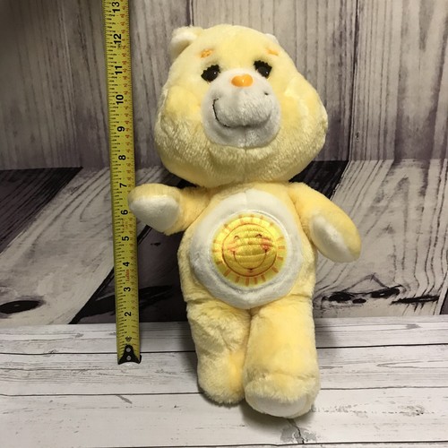 Vintage 1983 Kenner Care Bear Plush FUNSHINE BEAR Yellow Stuffed Animal Toy (C3