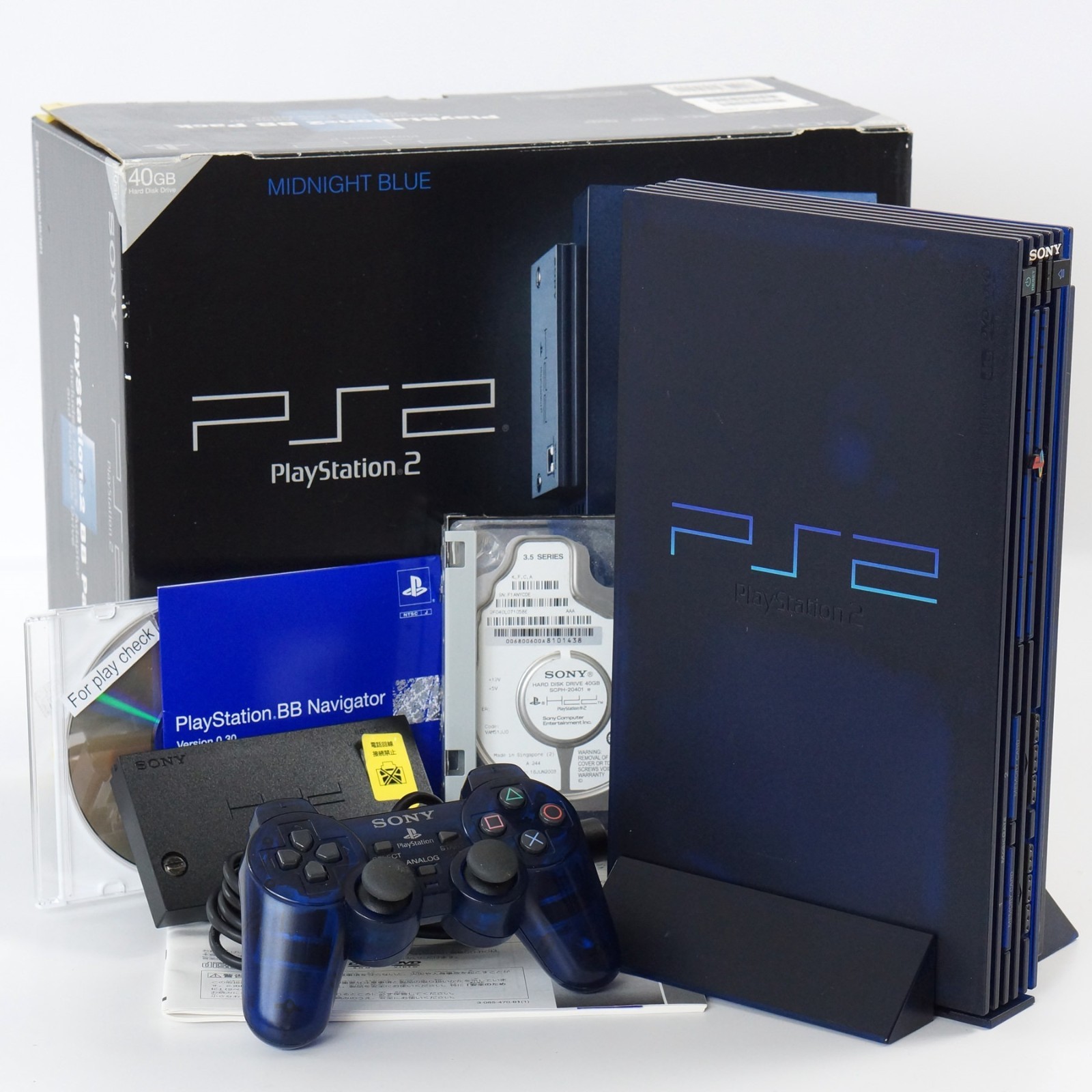 SONY PlayStation2 SCPH-50000 NB/PS2 本体 PS2 Playstation 2 Console SCPH-50000 NB Midnight Black