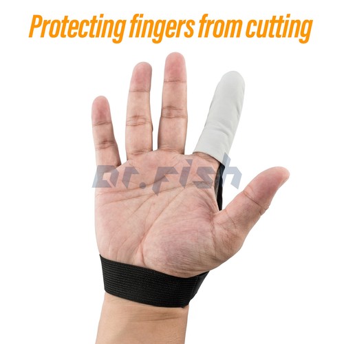 Dr.Fish Casting Gloves Finger Stall Trolling Fishing Finger Protector Glove Line