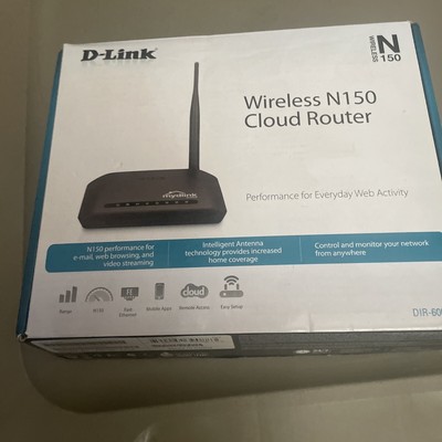 D-Link N150 Home 4-Port 10/100 Wireless N Router 150 Mbps