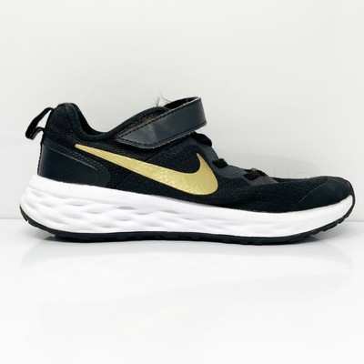 

Nike Boys Revolution 6 DD1095-002 Черные кроссовки для бега Размер 2Y, Черный, Revolution 6