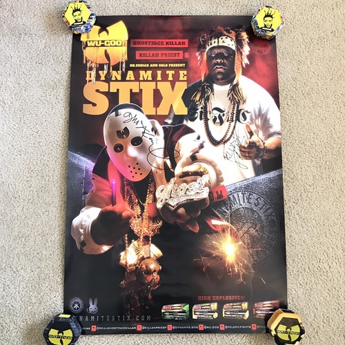 公式サイト - ハイブランドの新作が続々登場 Killah Killah Ghostface Wu-Tang 🔴 Priest Signed Poster 洋楽