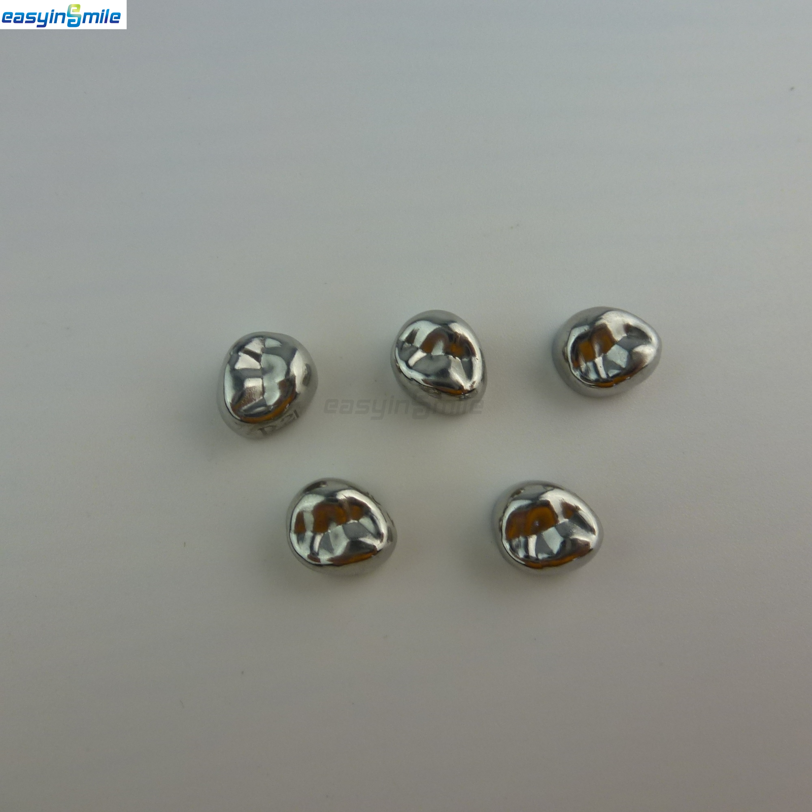 5/48/96pc Dental Kids Adult Crown Stainless Steel Primary Molar Crowns EASYINSMI