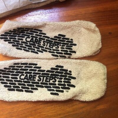 Care-steps Slip Resistant Footwear Adult Large Two Pairs