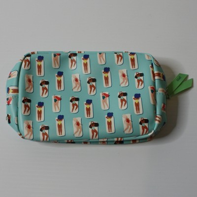Ipsy June 2020 Ultimate Make Waves Beach Themed Aqua Makeup Cosmetic Bag New