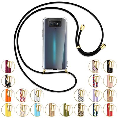 Handykette (G) für Asus Zenfone 7 ZS670KS Umhängehülle mit Band Case