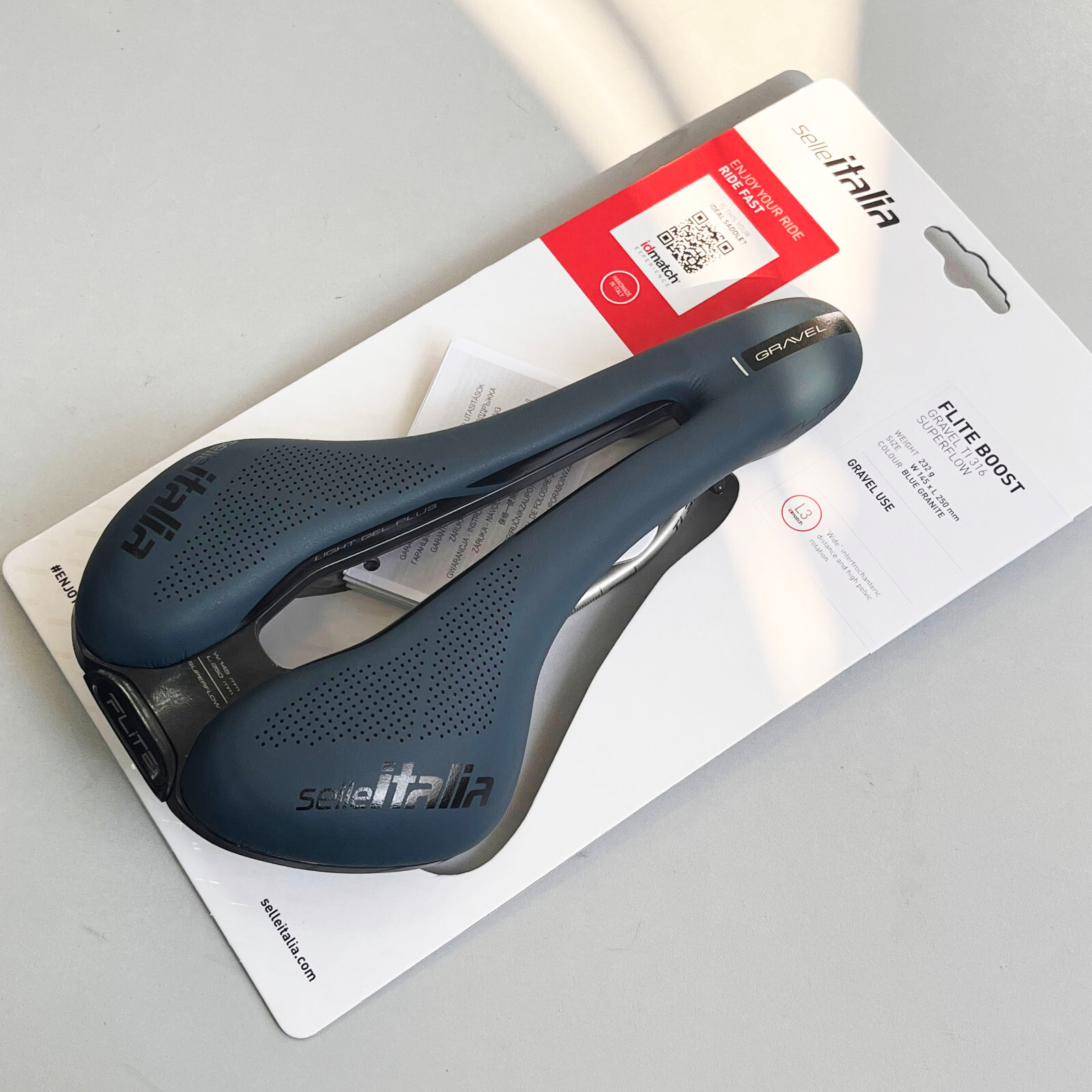 Selle Italia Flite Boost Gravel L3 TI316 Superflow Saddle