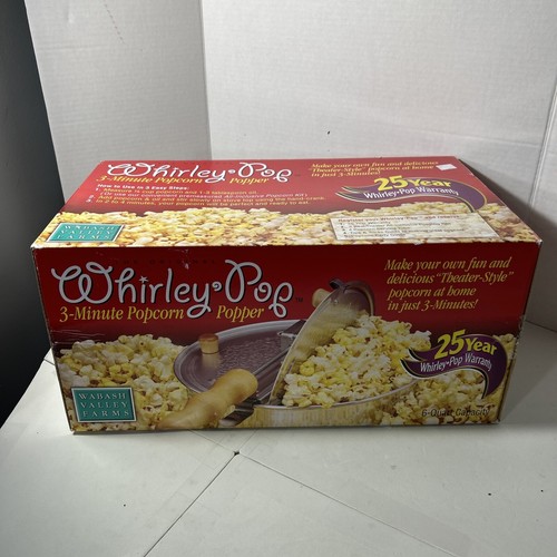 Wabash Valley Farms 6 QT WHIRLEY POP STOVE TOP 3-Min POPCORN