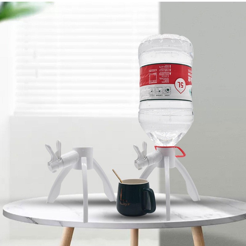 Portable Water Dispenser Upside Down Soda Bottle Dispenser with 3 Connectors