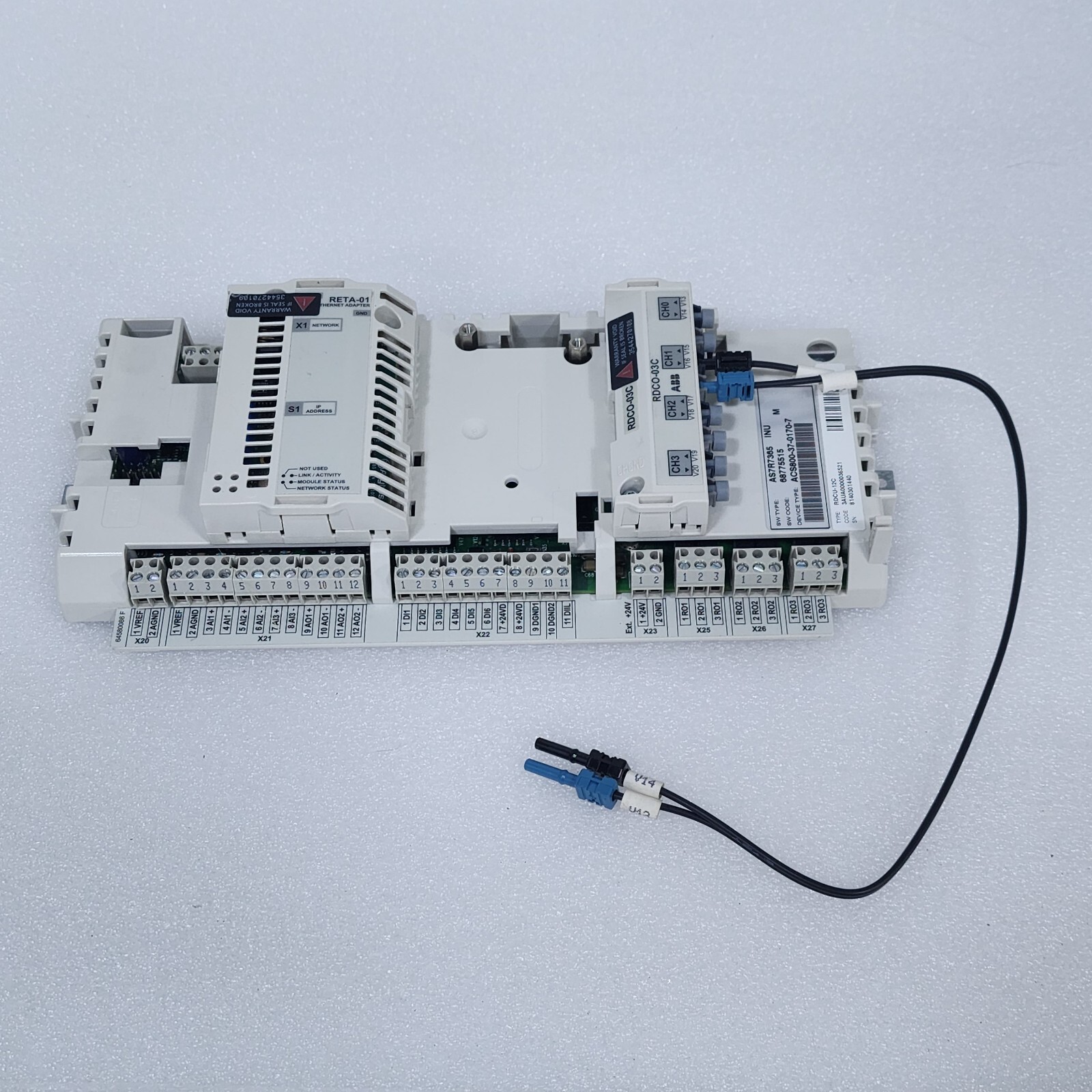 ABB RDCU-12C 3AUA0000036521,RDCO-03C,RETA-01,DEVICE:ACS800 ABB RDCU-12C 3AUA0000036521,RDCO-03C,RETA-01,DEVICE:ACS800