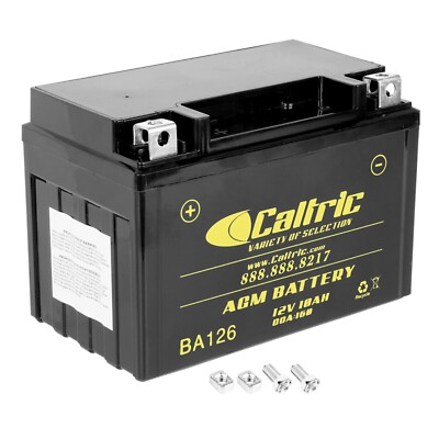 Caltric AGM Battery for Suzuki SV650 SV650A SV650S SV650SA 1999-2009 / 2017