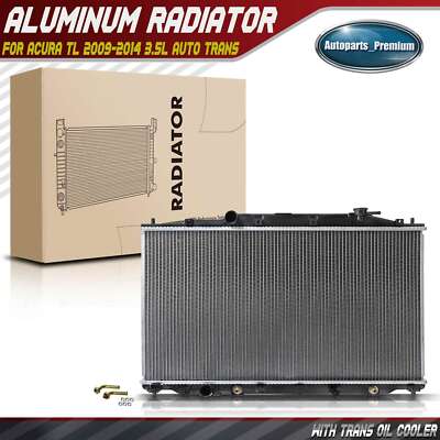 Radiator with Trans Oil Cooler for Acura TL 2009-2014 V6 3.5L Automatic Trans