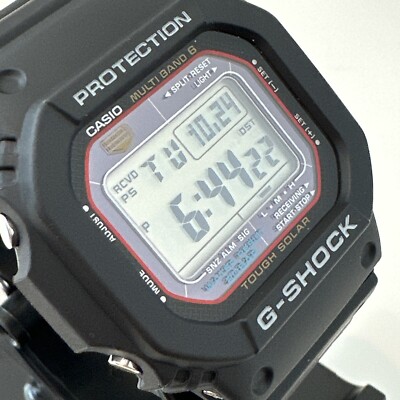 Casio G-Shock Men's Black Resin Sport 47mm Watch GWM5610U-1CF