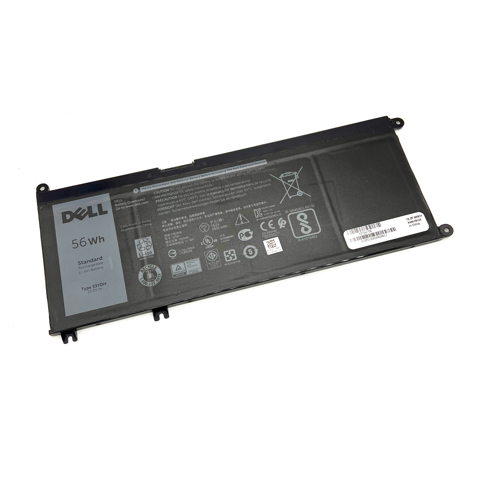 Dell genuine battery for G3 15 3579 G3 17 3779 56Wh 033YDH 0PVHT1 451-BCDM 33YDH