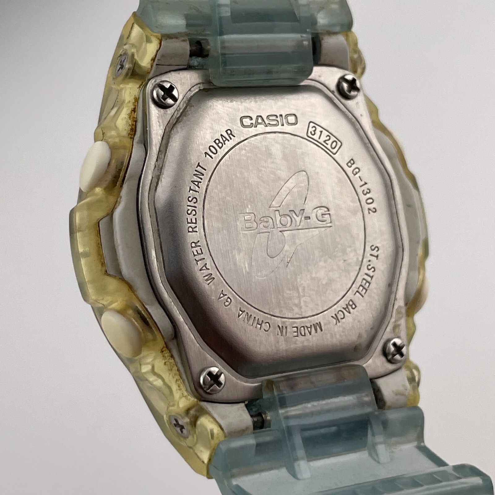 Casio Baby-G Watch BG-1302 World Time Timer Alarm Chronograph 37mm Case