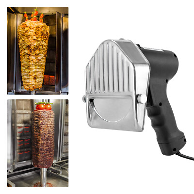 Electric Barbecue Slicer 120W Portable Sliced Cutter Doner Cutting Knife Machine