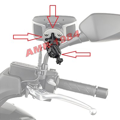 GIVI STTR40 SUPPORTO UNIVERSALE NAVIGATORE TOM TOM RIDER SUL TUBOLARE MANUBRIO