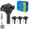 PHILTOP Set of 4 Ignition Coil Pack and Iridium Spark Plugs Fits for Subaru 2011-2012 Forester Naturally Aspirated,2012 Impreza 2.0L