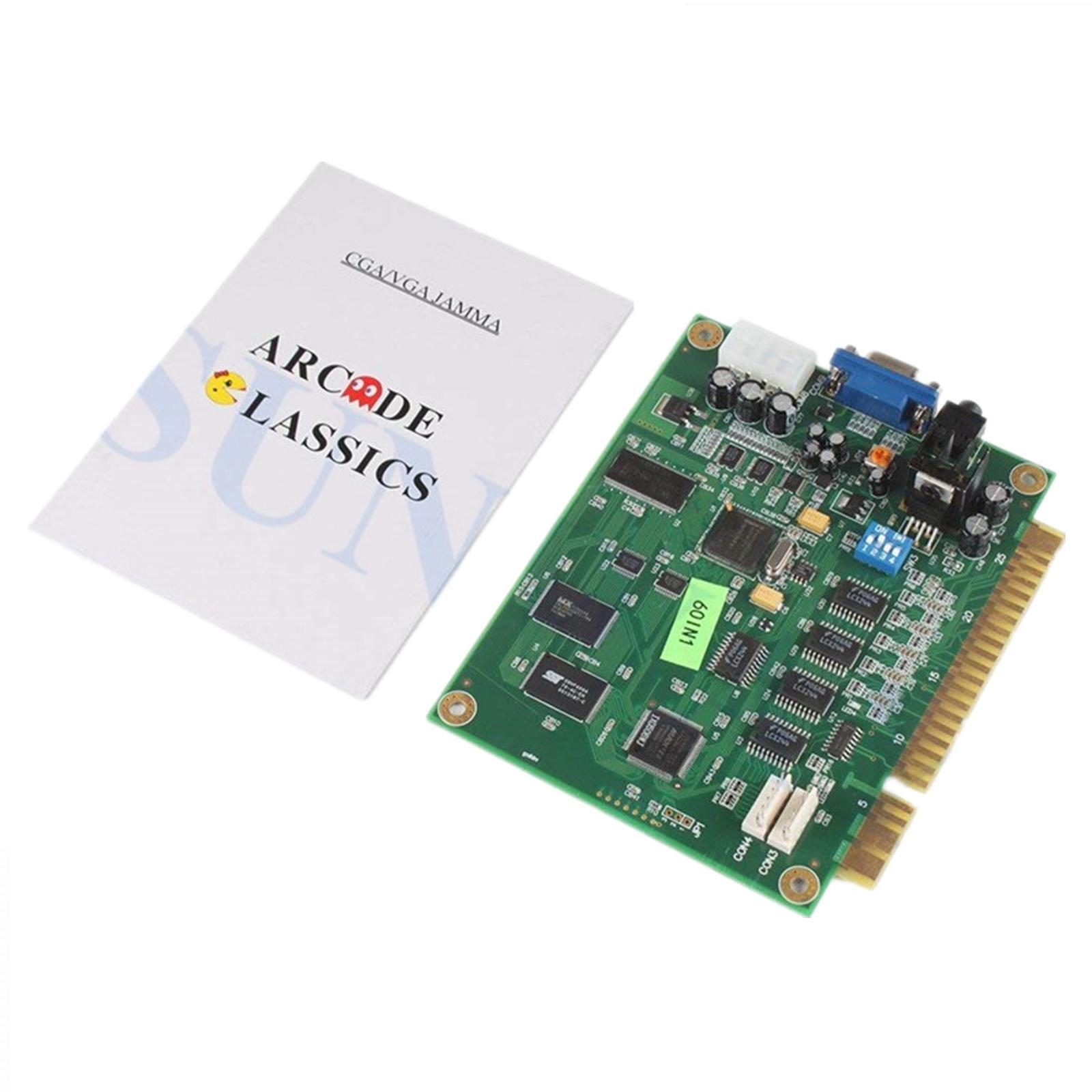 60 In 1 Multicade PCB Board VGA / CGA Output for Classic Jamma Arcade ...