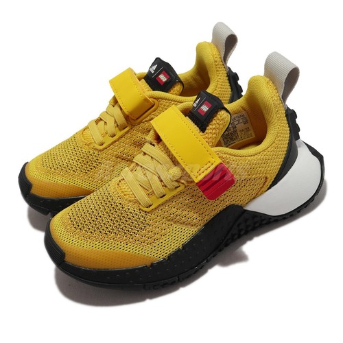 

Adidas LEGO Sport Pro EL K желтый черный белый ремешок детский дошкольный бег GW3014, Lego Sport Pro El K