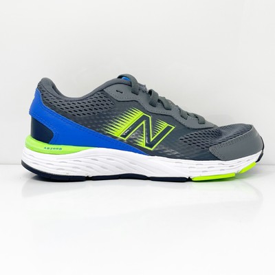 

Кроссовки New Balance Boys 680 V6 YP680BD6 серые кроссовки размер 4 W, Серый, 680 V6