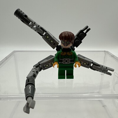 Lego Doc Ock  Dr. Octopus (Otto Octavius) Arms with Stickers sh616s From 76148