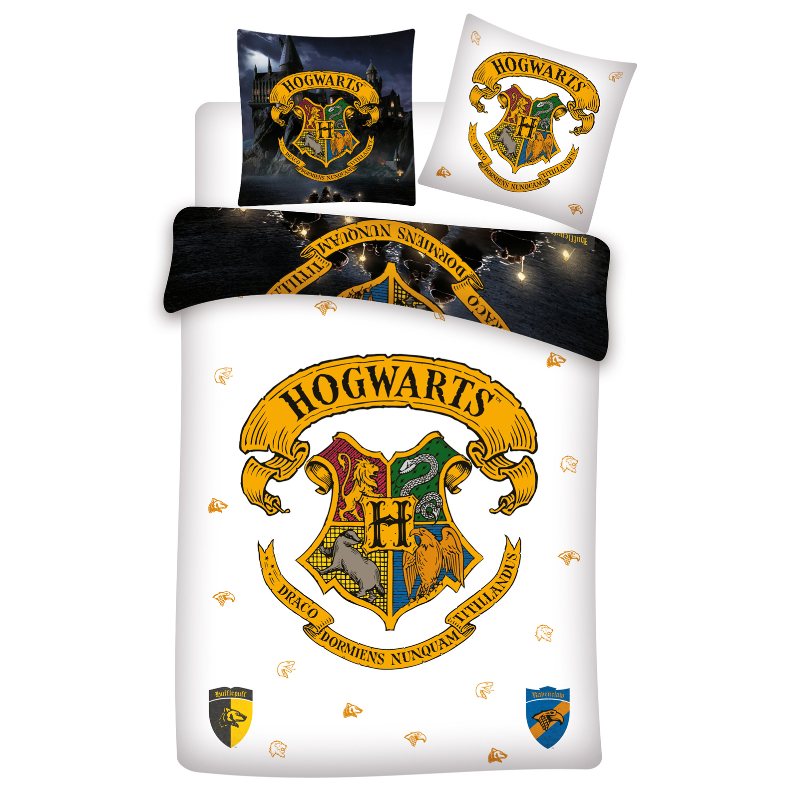 Harry Potter Children Bedding Hogwarts 135 x 200 + 80 x 80cm Bed Linen