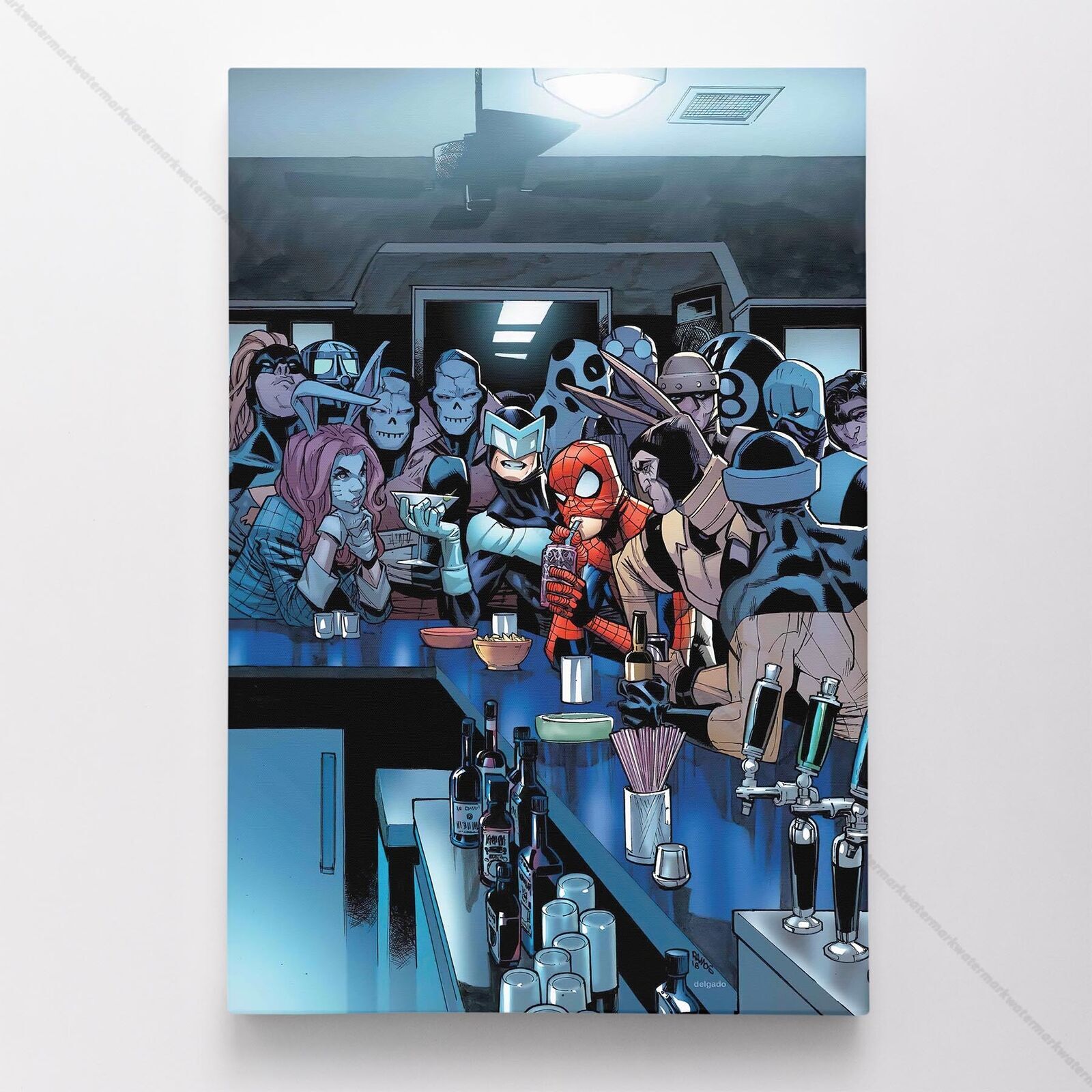 Spiderman Poster Canvas Amazing Spider-Man Vol 5 #7 Marvel Comic Book Art Print