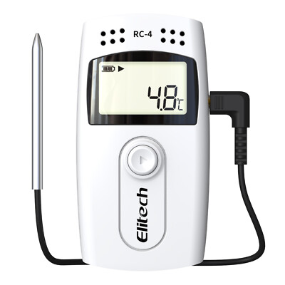 Elitech RC-4 Temperature Data Logger USB Recorder w/ External Probe -40 ~185 