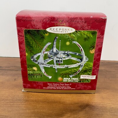 Hallmark Keepsake Ornament 2001 Star Trek Space Station Deep Space 9 NEW VTG