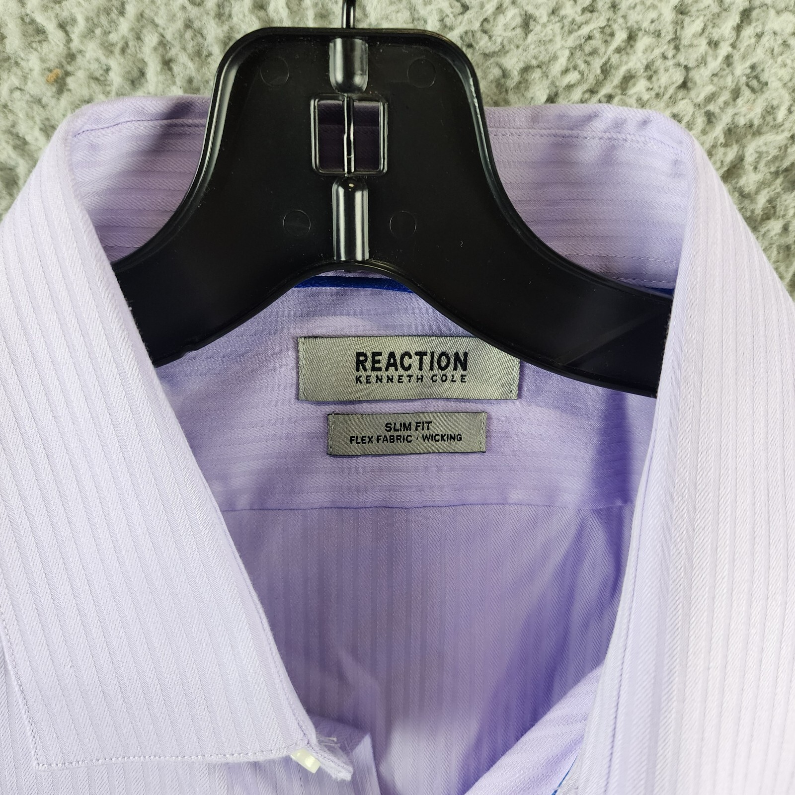 Kenneth Cole Reaction Techni-Cole Slim Fit Flex Dress Shirt Men's XL 36/37 17 - Picture 5 of 14