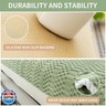 JPGGD Plush Warm Sofa Covers Washable, Funny Fuzzy Couch Cover for Dogs Washable, Non-Slip Couch Covers for Sectional Sofas, Soft Sofa Slipcover for Pet and Kid(1PC, Green, 36