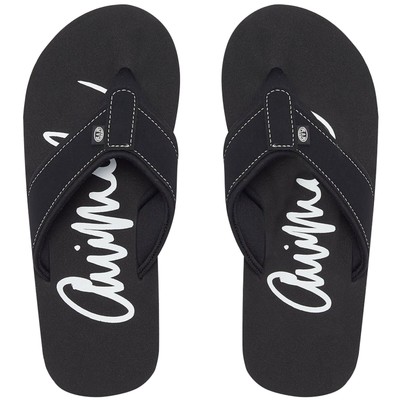animal flip flops size 6