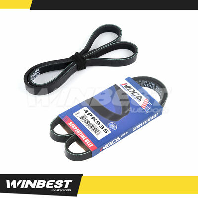 EPDM Fits 91-94 Geo Tracker 2 Serpentine Drive Belt Set Alt
