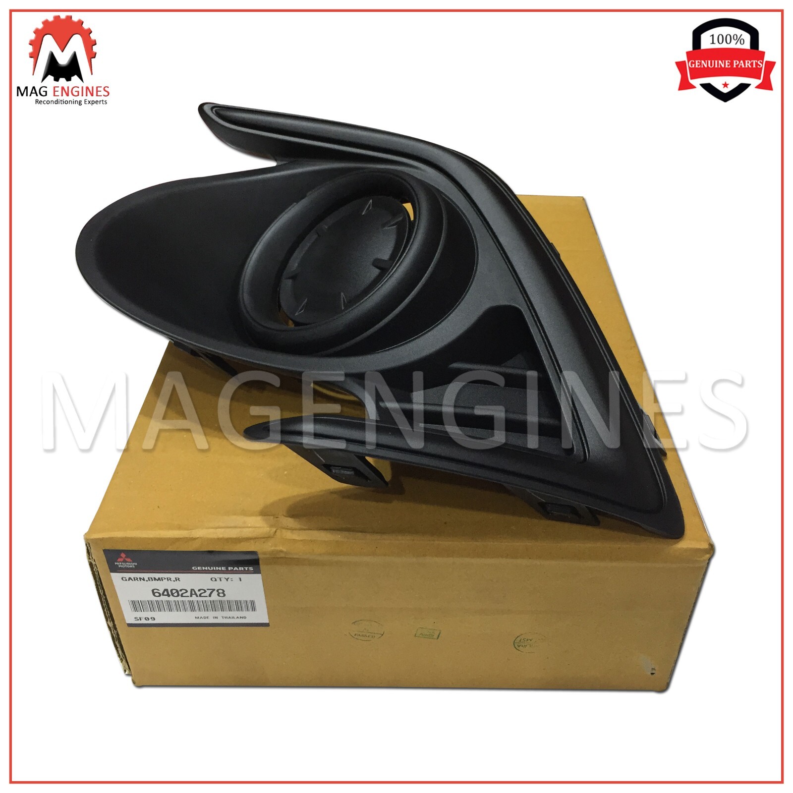 6402A278 GENUINE MITSUBISHI OEM GARNISH, FRONT BUMPER, RH | eBay