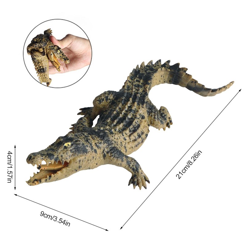 Crocodile Toy Alligator Toy Figure Soft Animal Figurines Toy Animal