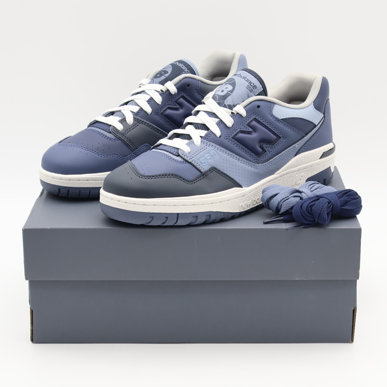 しばみ　New Balance BB550 BB550BNB Beams New Balance 550 Navy Steel Blue Vintage