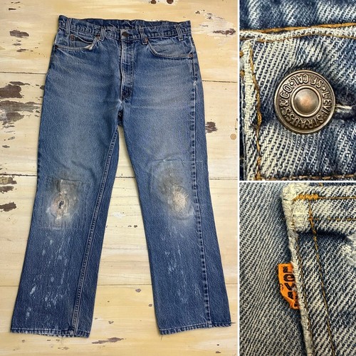 【一枚】 FOR OVER 80 YEARS LEVI'S Vintage 80's Levi's 517-0217 Jeans, Bootcut, Orange Tab