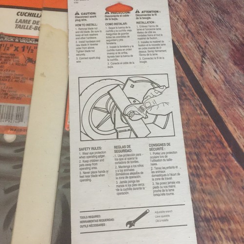 Power Care Edger Blades 7-1/2