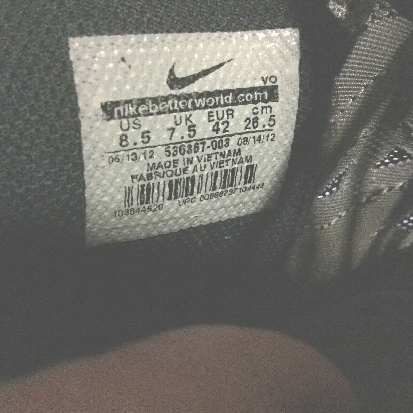 NIKE DUAL FUSION BASKETBALL SHOES / MULTI COLOR ( SIZE 8.5 ) MEN’S