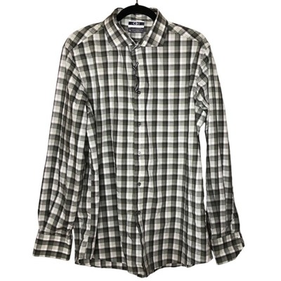 Core Control Comfort Mens plaid button down shirt new without tags Size XL
