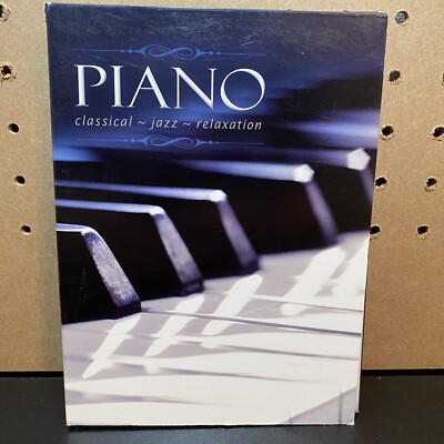 Piano Classical Jazz Relaxation 3-Disc CD Audio - Free Fast Shipping!