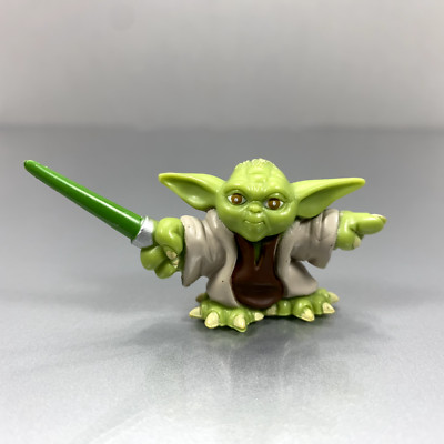 Hasbro Star Wars Galactic Heroes YODA figure Jedi Master w/tan Corusant cloak
