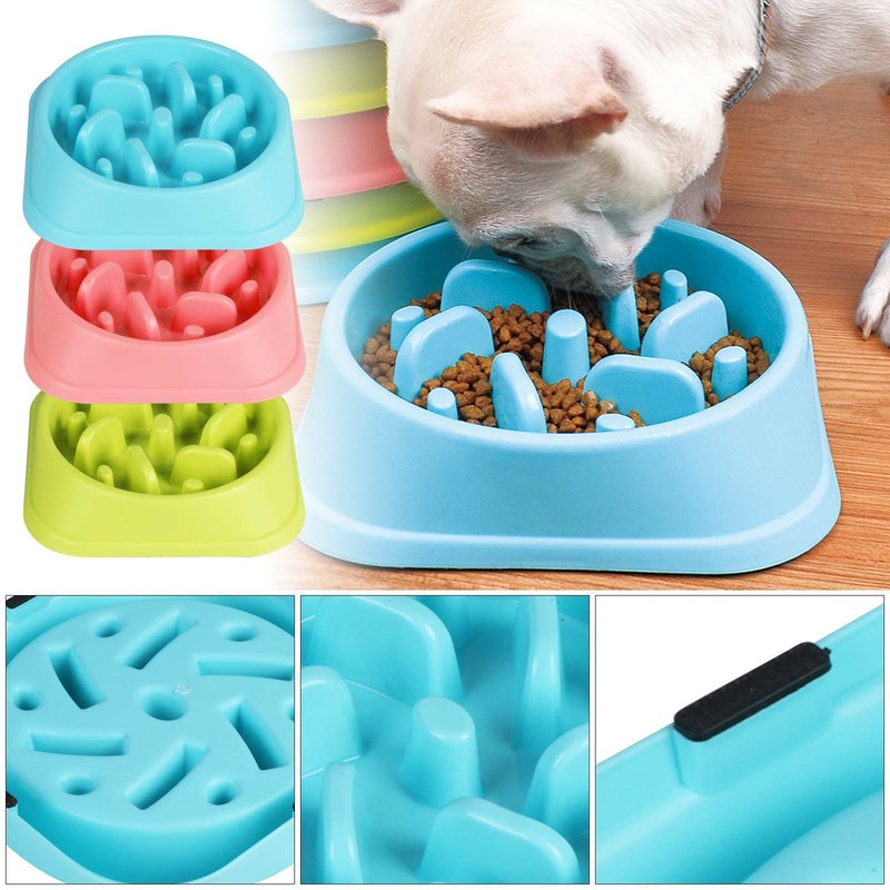 Anti-Schling Haustier Feed Hundefutter Näpfe Hundenapf Katzengericht Diät Slow