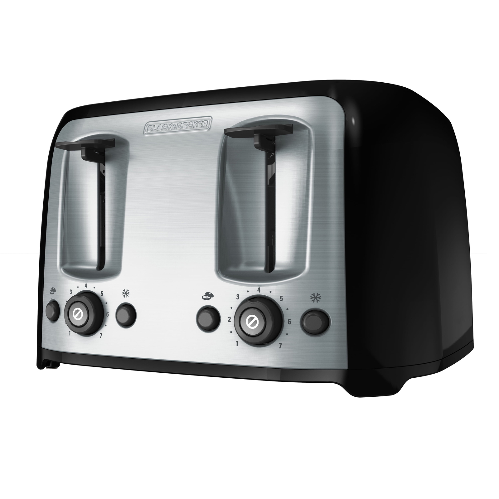 With Extra-wide Slots, Black/silver, Tr1478bd