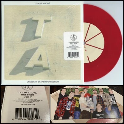 TITLE FIGHT TOUCHE AMORE 7'' Red Vinyl w/ postcard RECORD STORE DAY-Joyce Manor