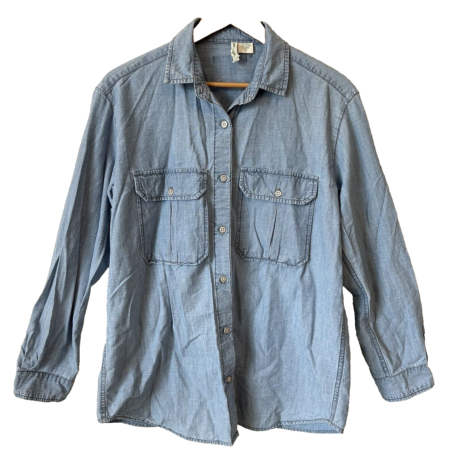 シャツ IONSEOUL pocket denim over SHIRT JE358 Japanese Denim Overshirt with Pockets in Dark Denim – Gardenheir