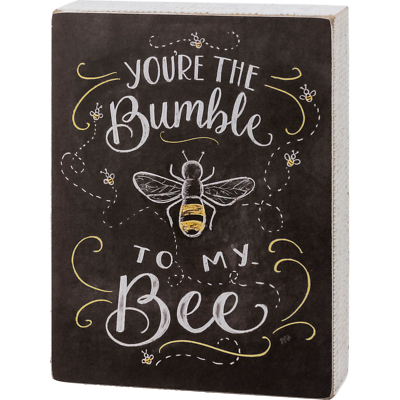 Chalk Box Sign - You're The Bumble To My Bee | eBay