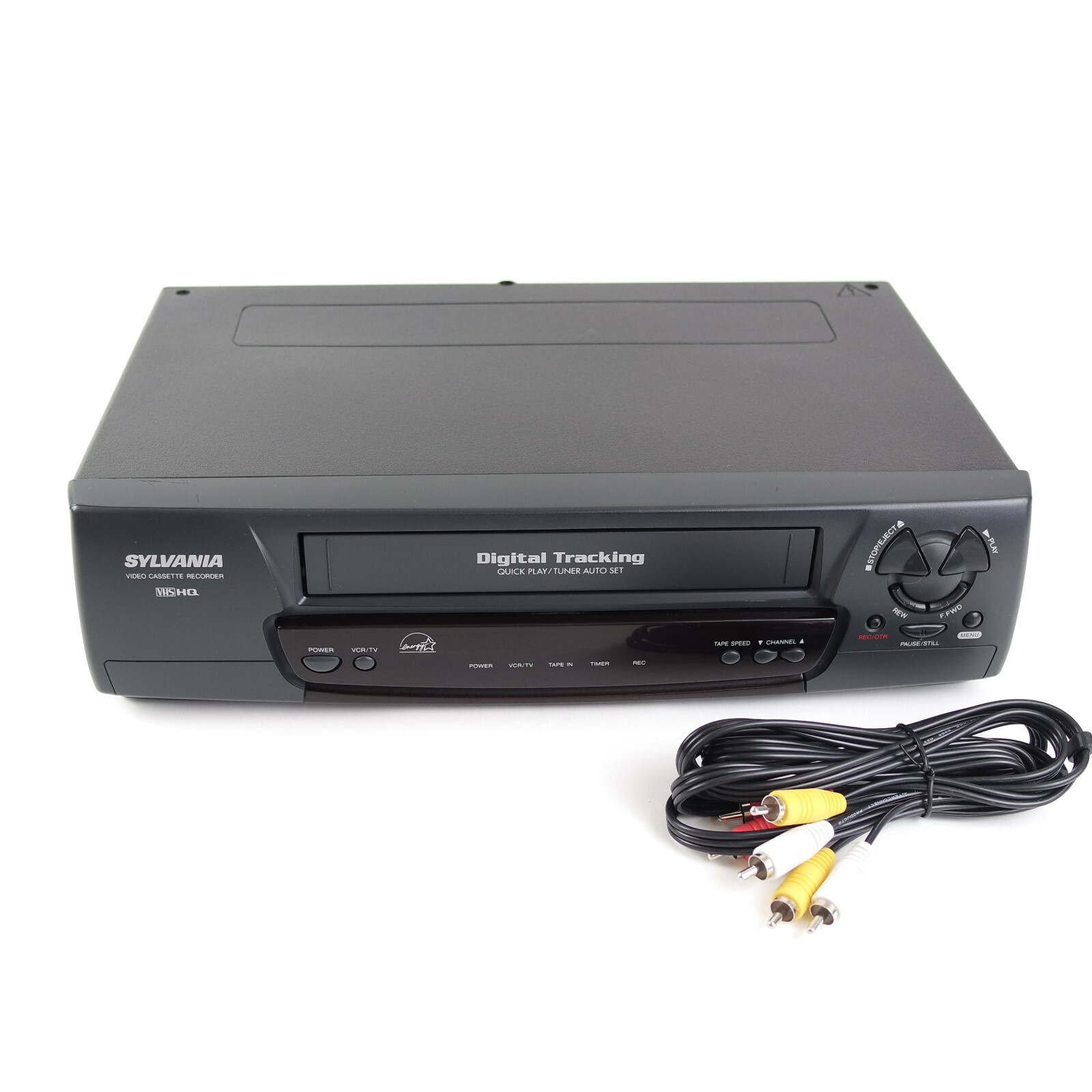Sylvania KVS299K VCR Player VHS Video Cassette Recorder w/ TV Cableの