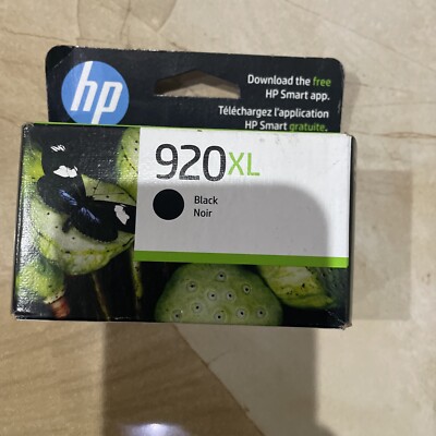 HP 920XL High Yield Black Genuine Ink Cartridge CDĐ75AN. New. Free Shipping.